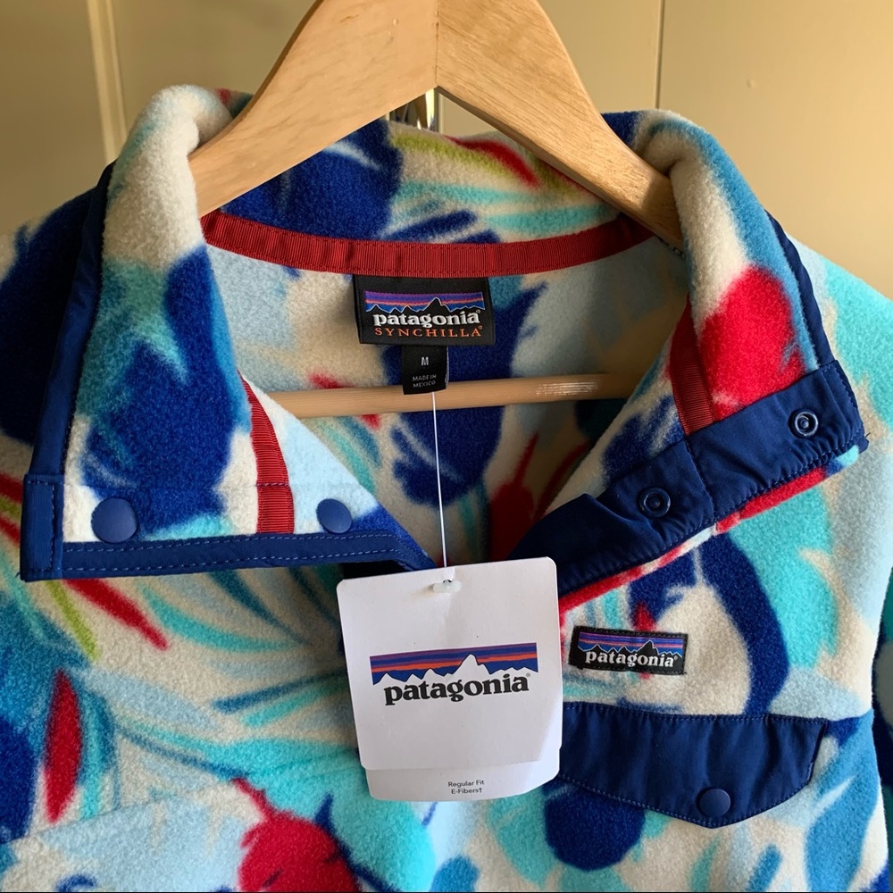 NWT Patagonia Fleece Synchilla Jacket Rare Women’s Medium - Picture 3 of 4